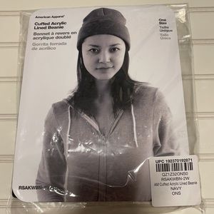 New American Apparel Cuffed Acrylic Lined Beanie